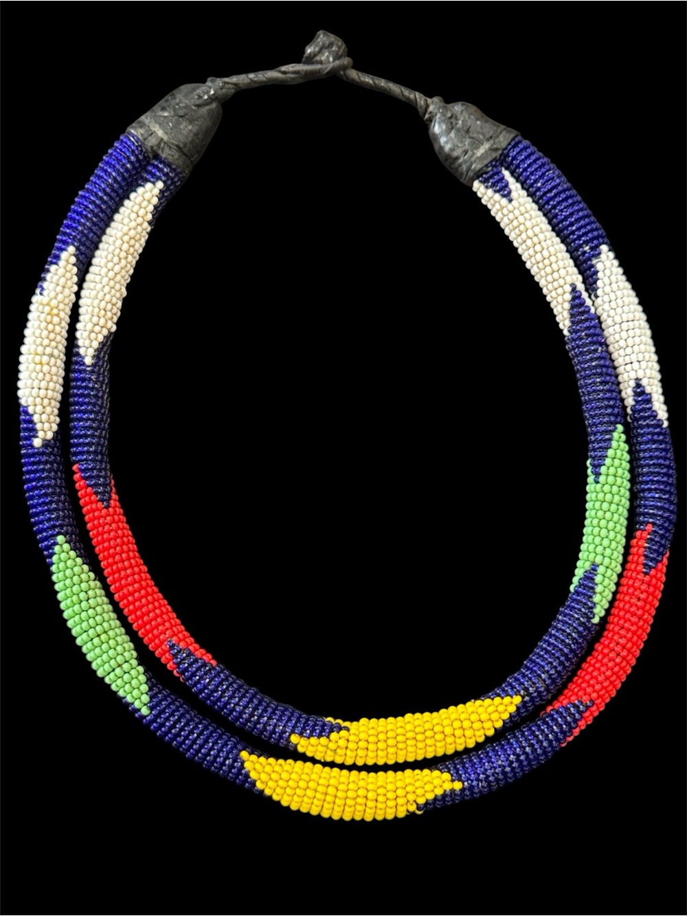 Vintage African Zulu Bead Necklace
